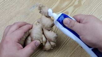 Trộn kem đánh răng với gừng: Mẹo nhỏ giải quyết cả tá vấn đề lớn trong nhà