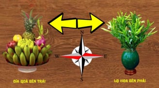 Lọ hoa trên bàn thờ đặt bên trái hay bên phải mới đúng? Làm sai bảo sao cầu khấn mấy cũng không có lộc