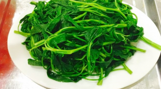 Luộc rau muống đừng thả vội vào nồi: Cho thứ này vào trước rau xanh giòn, không sợ thâm đen