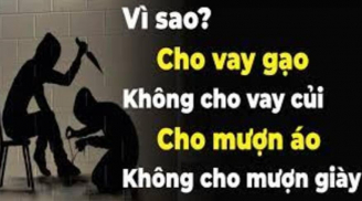 Tổ tiên dặn: Cho vay gạo không cho vay củi, cho mượn áo chứ không cho mượn giày, vì sao?