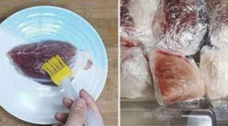 Thịt lợn mua về cho vào tủ đá là sai, làm thêm 1 bước để thịt tươi mới, không khô