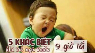 Trẻ ngủ trước 9h tối và trẻ thức khuya có 5 khác biệt khi lớn lên: Không chỉ riêng chiều cao, IQ cũng khác