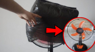 Quạt điện không cần tháo khung, làm theo cách này sạch bong như mới, chạy êm ru
