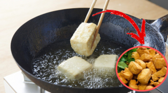 Ngâm đậu phụ vào nước này trước khi chiên, đậu vàng giòn, thơm nức mà không tốn dầu