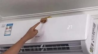 Đặt một chiếc tất lên trên điều hòa, giải quyết ngay vấn đề nhà nào cũng gặp trong mùa hè