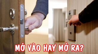 Cửa chính khi mở, đẩy vào trong hay kéo ra ngoài là tốt nhất để “kích hoạt” vận may?