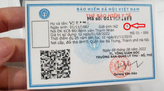 Thẻ BHYT có kí hiệu đặc biệt: Đánh dấu người được hưởng thêm 1 quyền lợi khi khám chữa