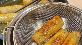 Ngâm miến bằng nước nóng hay nước lạnh để rán nem vàng giòn, để lâu không ỉu?