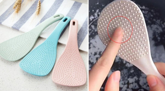 Vì sao trên muôi xới cơm thường có chấm tròn trên bề mặt? Công dụng thực sự khiến nhiều người phải bất ngờ