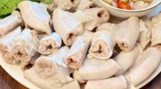 Luộc lòng lợn đừng thả vào nước lã: Làm theo cách này lòng trắng tinh, thơm ngon giòn sần sật