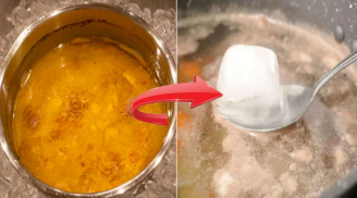 Thả 1 viên đá lạnh vào nồi canh, việc nhỏ nhưng lợi ích to, bạn đã thử chưa?