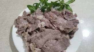 Bộ phận duy nhất của con lợn chỉ có 2 lạng, quý ngang nhân sâm, đi chợ sớm mới mua được
