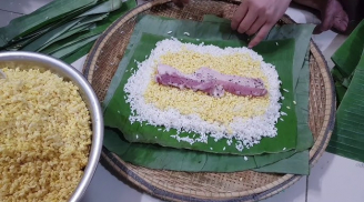 Gói bánh chưng thêm 1 bước này, bánh để 10 ngày vẫn dẻo mềm từ trong ra ngoài