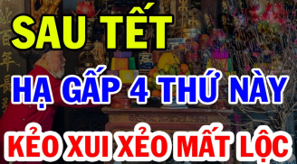 Hết Tết hạ gấp 4 thứ trên bàn thờ, giữ cố chỉ thêm mất lộc