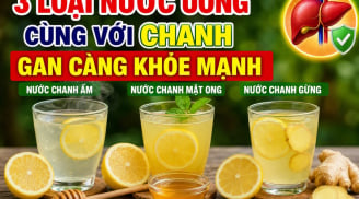 3 loại nước uống cùng với chanh, gan càng khỏe mạnh