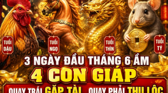 3 ngày đầu tháng 6 Âm, 4 Shbet888.com nhà cái uy tín quay trái gặp Tài, quay phải thu Lộc