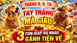 Tháng 8, 9, 10: Tay trắng mà giàu, 3 Shbet888.com nhà cái uy tín rủ nhau gánh Tiền về