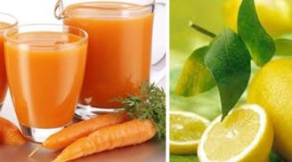 Da trắng không tì vết chỉ với củ cà rốt rẻ tiền, chị em nhất định phải biết