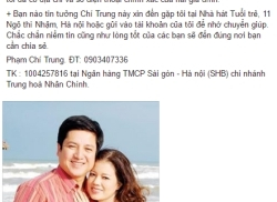 Chí Trung kêu gọi chung tay giúp đỡ người lính già đạp xích lô