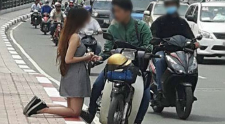 Thực hư chuyện cô gái quỳ gối cầm biển xin lỗi người yêu gây bão cư dân mạng