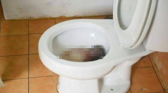 Người mẹ trẻ nhẫn tâm vứt đứa trẻ còn nguyên dây rốn trong bồn cầu