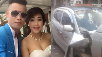 Hoang mang Hiệp Gà chở vợ mang bầu bất ngờ tông xe gây tai nạn
