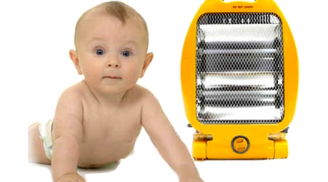 Mẹ sẽ hối hận nếu không làm điều này khi dùng quạt sưởi cho bé vào mùa đông