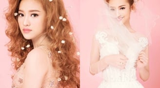 Hotgirl Thúy Vi 'lột xác' làm cô dâu quyến rũ xinh đẹp không nhận ra