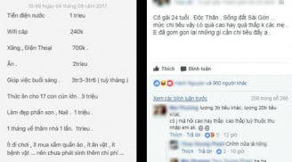 Bảng chi tiêu của cô gái độc thân 24 tuổi: Giúp việc buổi sáng hơn 3 triệu/tháng khiến dân mạng tranh cãi gay gắt
