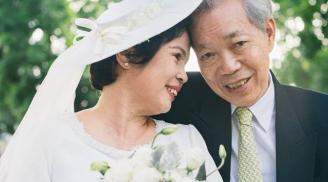 Bộ ảnh cưới của cặp đôi tuổi 'thất thập': 45 năm yêu nhau, đến khi về già chụp ảnh 'tình' hơn bọn trẻ