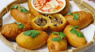 Bánh rán mặn làm kiểu này vừa giòn thơm, nóng hổi - ăn xong lại muốn ăn nữa
