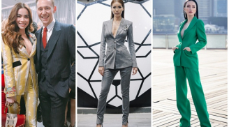 Cùng diện suit không nội y, Hồ Ngọc Hà 'lép vế' Hoa hậu Kỳ Duyên, Minh Tú?