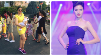 'Hoảng hồn' với thân hình phát tướng sau sinh của 'gái quê' Lê Phương