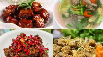 10 bí quyết nấu MÓN NGON TỪ SƯỜN HEO ai ăn cũng phải trầm trồ khen ngợi