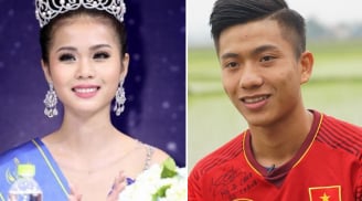 Công khai tình cảm, HH Biển Việt Nam toàn cầu bị cầu thủ Phan Văn Đức lạnh lùng nhắc nhở