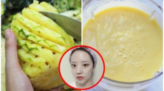 Dứa đang vào mùa, mua ngay về làm các mặt nạ sau, chị em nào không biết thì uổng lắm
