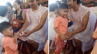 Ông bố mặc váy ren hồng điệu đà đến trường cùng con và câu chuyện cảm động rơi nước mắt phía sau