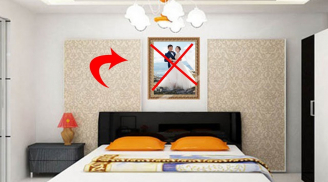 Cứ treo ảnh cưới ở đầu giường đi, đến lúc vợ chồng thường xuyên cãi vã bất hòa thì đừng hỏi vì sao