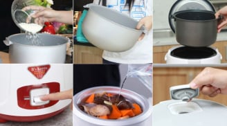 Dùng nồi cơm điện theo 6 cách này chả trách 1 năm phải ngốn cả núi tiền để mua nồi mới