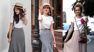 Những bí kíp diện chân váy midi đẹp mê hồn cho các nàng dạo chơi cuối tuần