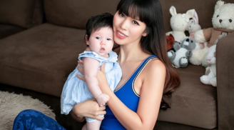 Siêu mẫu Hà Anh khoe con gái mang hai dòng máu khiến dân cư mạng thích mê vì những biểu cảm cưng phát xỉu