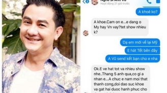 Tin nhắn cuối cùng của nghệ sĩ Anh Vũ trước khi qua đời, ai cũng xót xa
