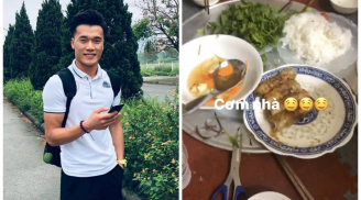 Cơm nhà giản dị nhưng cũng làm thủ môn Bùi Tiến Dũng “phát cuồng” ăn hết veo, chị em học để chinh phục chàng