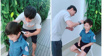 Sao nam đình đám showbiz Việt nổi tiếng chăm con khéo đến chị em cũng phải “phát hờn” chịu thua