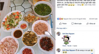 Vợ Hồng Đăng khoe bữa cơm 'CÂY NHÀ LÁ VƯỜN' khiến CĐM vừa xem vừa rơi nước mắt vì lý do này