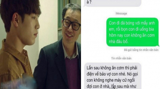 Con rể mải đi đá bóng để con gái đợi cơm, bố vợ cục súc nhắn tin 'dằn mặt' khiến anh chàng đứng tim