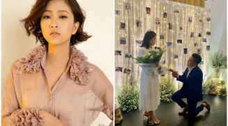 MC Liêu Hà Trinh phản ứng bất ngờ khi được bạn trai kém tuổi cầu hôn