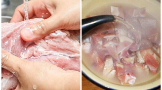 Rửa thịt bằng nước lạnh trực tiếp là dại: Sai lầm kinh điển khiến thịt mất ngon, kém dinh dưỡng, nhiều nhà mắc phải
