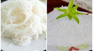 Lướt qua biết ngay bún ngon không chứa hàn the: Dành 1 phút đọc để không bị người bán hàng 'qua mặt'