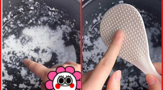 Dùng muôi xới cơm cả chục năm nhưng ít ai biết những chấm tròn được thiết kế để làm 'nhiệm vụ' đặc biệt này